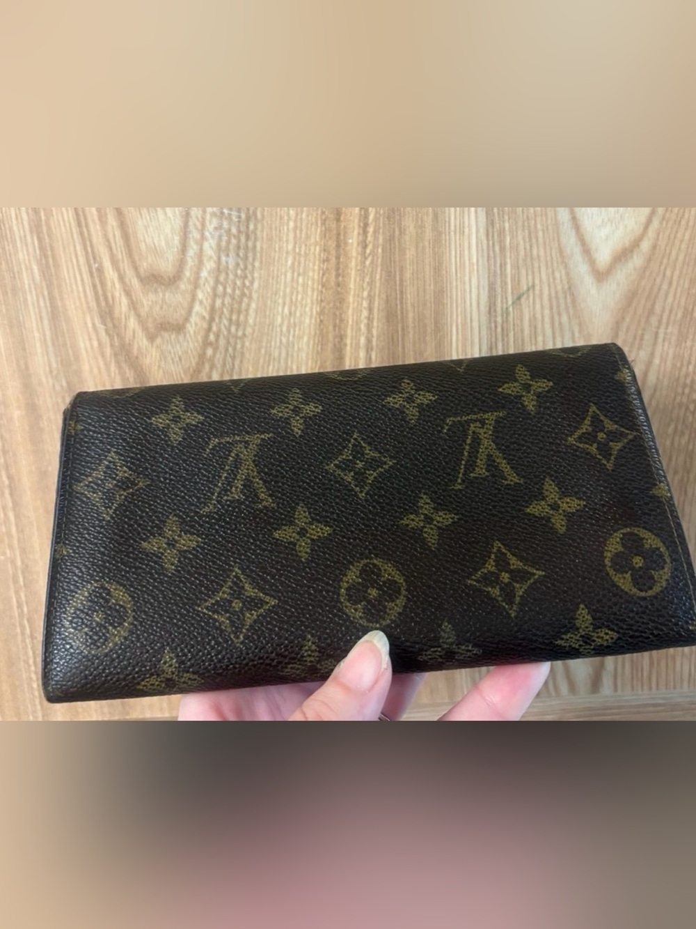 Auth Louis Vuitton Monogram Sarah wallet Vintage 1980’s - Picture 8 of 10
